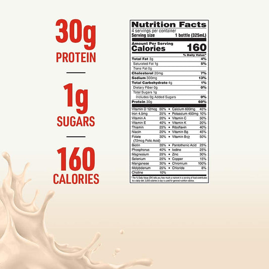 BOOST Glucose Control Max 30g Protein Nutritional Drink, Rich Chocolate, 12 Pack + BOOST Glucose Control Max 30g Protein Nutritional Drink, Very Vanilla, 12 Pack