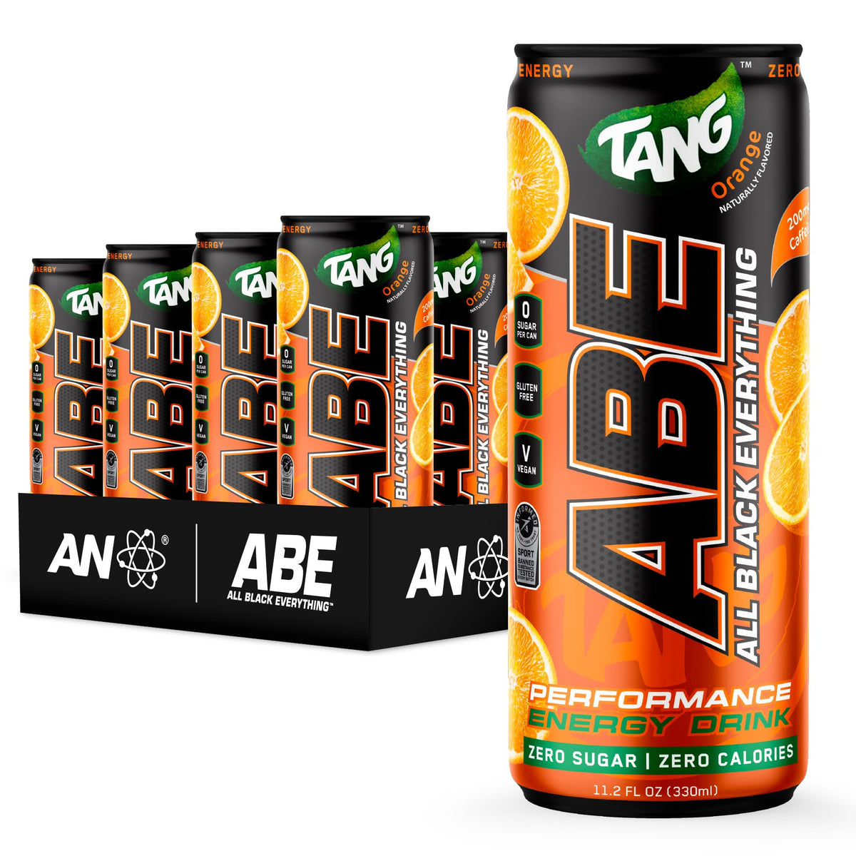 All Black Everything Performance Energy Drink | Zero Calories, Sugar Free | 200mg Caffeine | Beta Alanine & Citrulline | Pre-Workout Sport Drink for Men & Women | Cherry Millions | 12 Pack