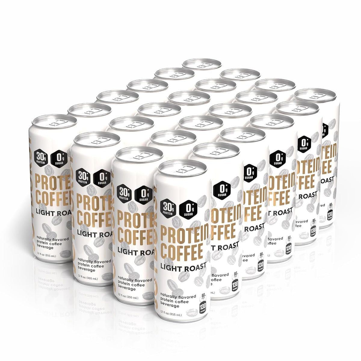 Joyburst Protein Coffee Beverage, Light Roast, 24 x 325mL