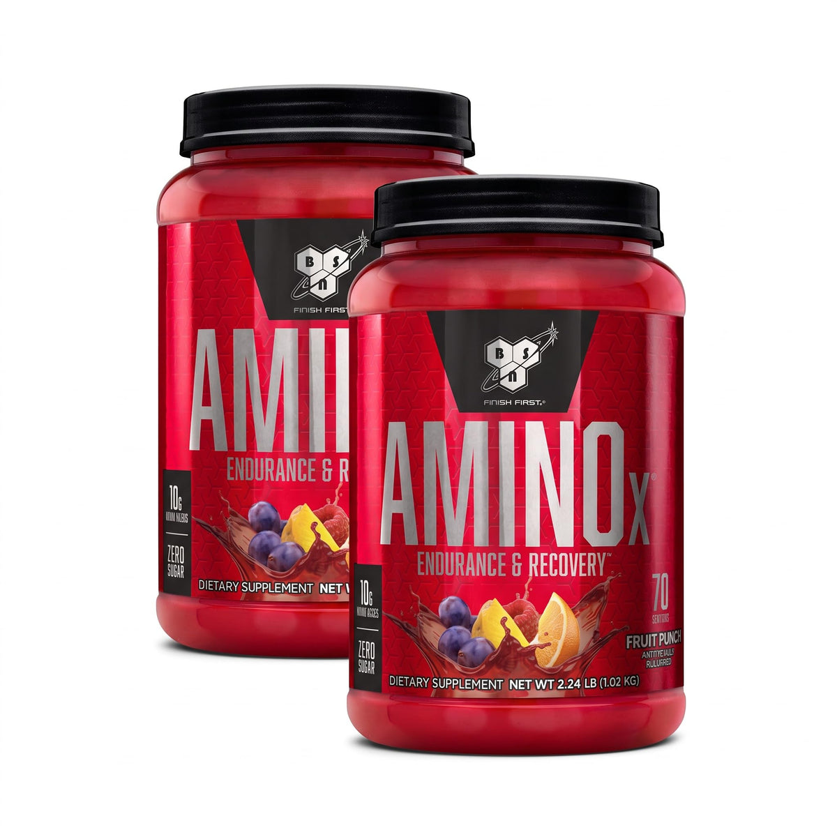 BSN Amino X BCAAs Recovery Powder, Caffeine Free, Watermelon, 70 Servings