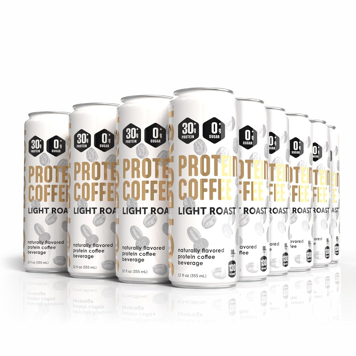 Joyburst Protein Coffee Beverage, Light Roast, 24 x 325mL