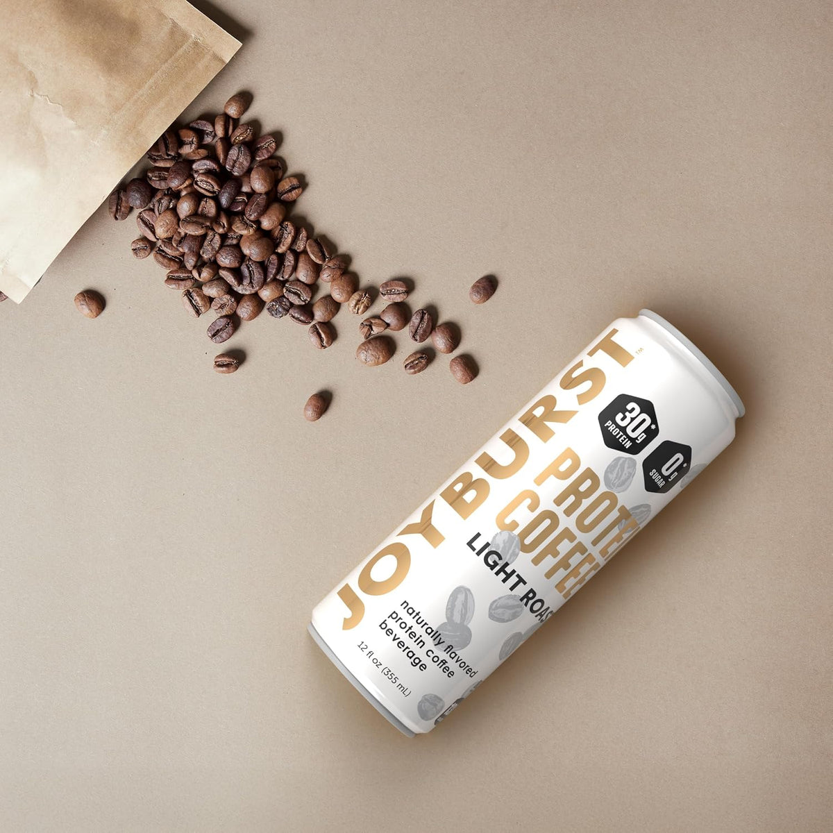 Joyburst Protein Coffee Beverage, Light Roast, 24 x 325mL