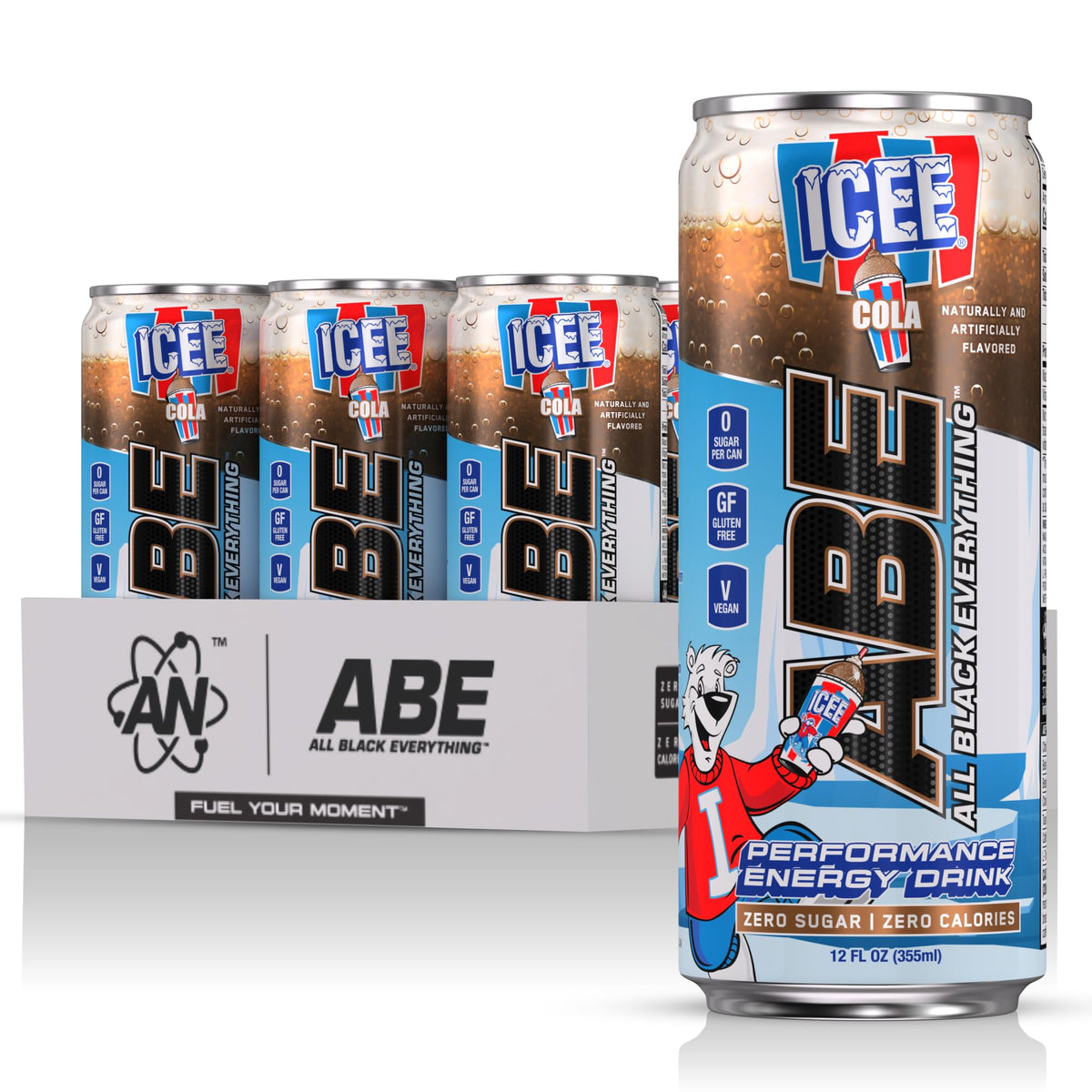 All Black Everything Performance Energy Drink | Zero Calories, Sugar Free | 200mg Caffeine | Beta Alanine & Citrulline | Pre-Workout Sport Drink for Men & Women | Cherry Millions | 12 Pack