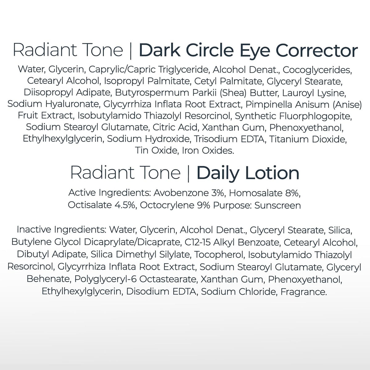 Eucerin Radiant Tone Daily Face Lotion with SPF 30, Dark Spot Corrector with Thiamidol + Eucerin Radiant Tone Eye Cream Dark Circle Corrector, Eye Brightening Cream with Thiamidol and Hyaluronic Acid