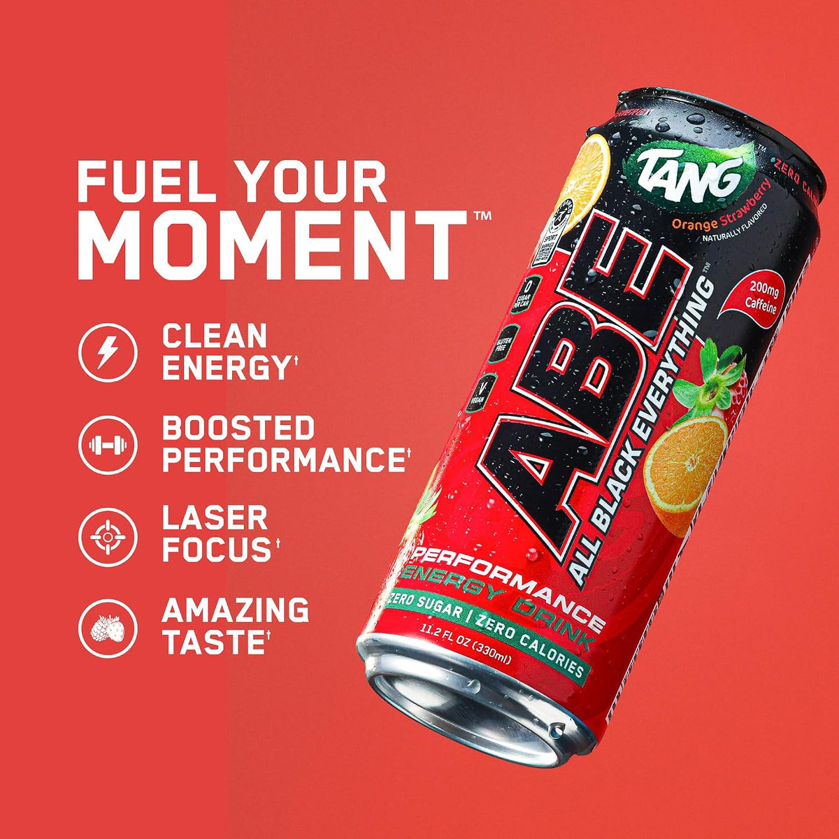 All Black Everything Performance Energy Drink | Zero Calories, Sugar Free | 200mg Caffeine | Beta Alanine & Citrulline | Pre-Workout Sport Drink for Men & Women | Cherry Millions | 12 Pack