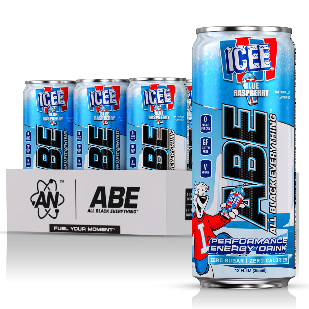 All Black Everything Performance Energy Drink | Zero Calories, Sugar Free | 200mg Caffeine | Beta Alanine & Citrulline | Pre-Workout Sport Drink for Men & Women | Cherry Millions | 12 Pack